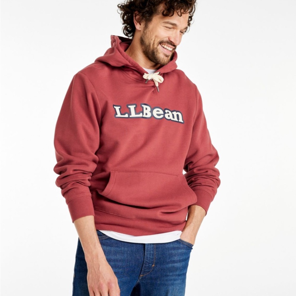 L.L. Bean Men's Brick Red Hoodie